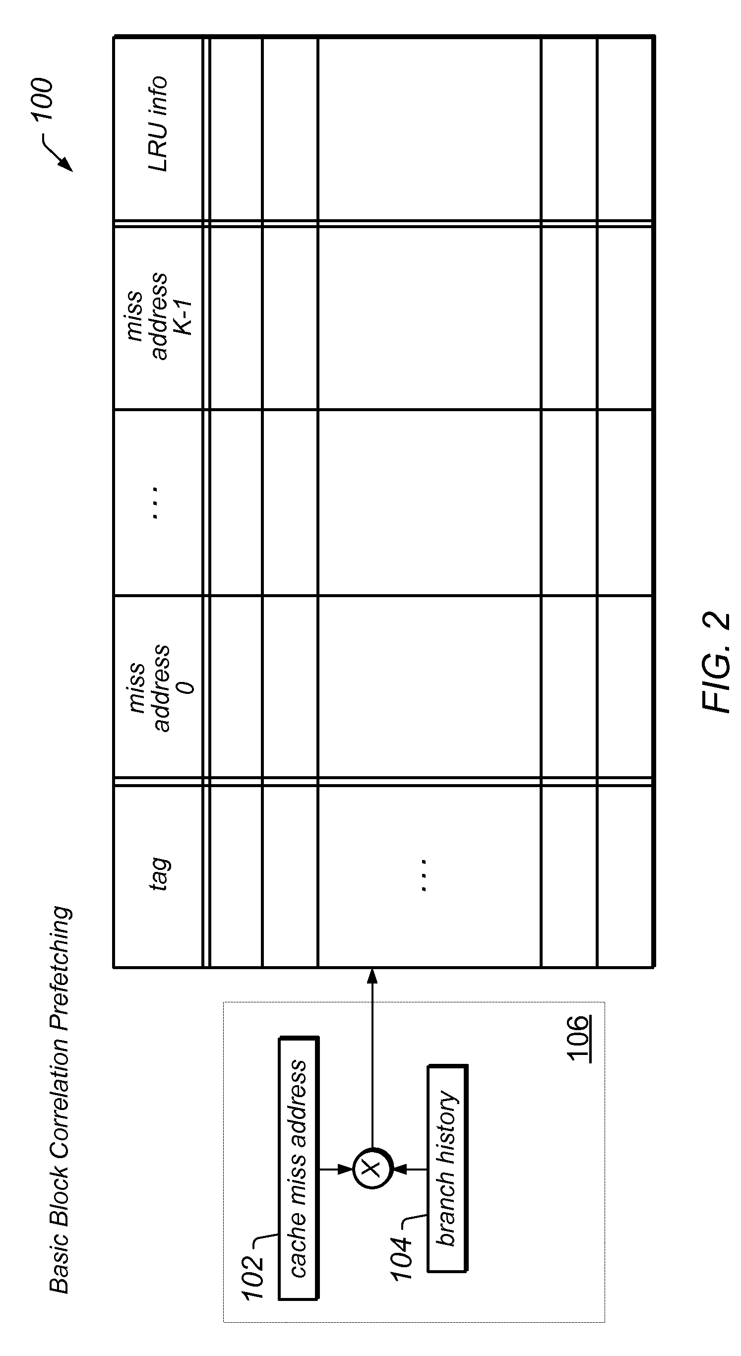 Accuracy of Correlation Prefetching Via Block Correlation and Adaptive Prefetch Degree Selection