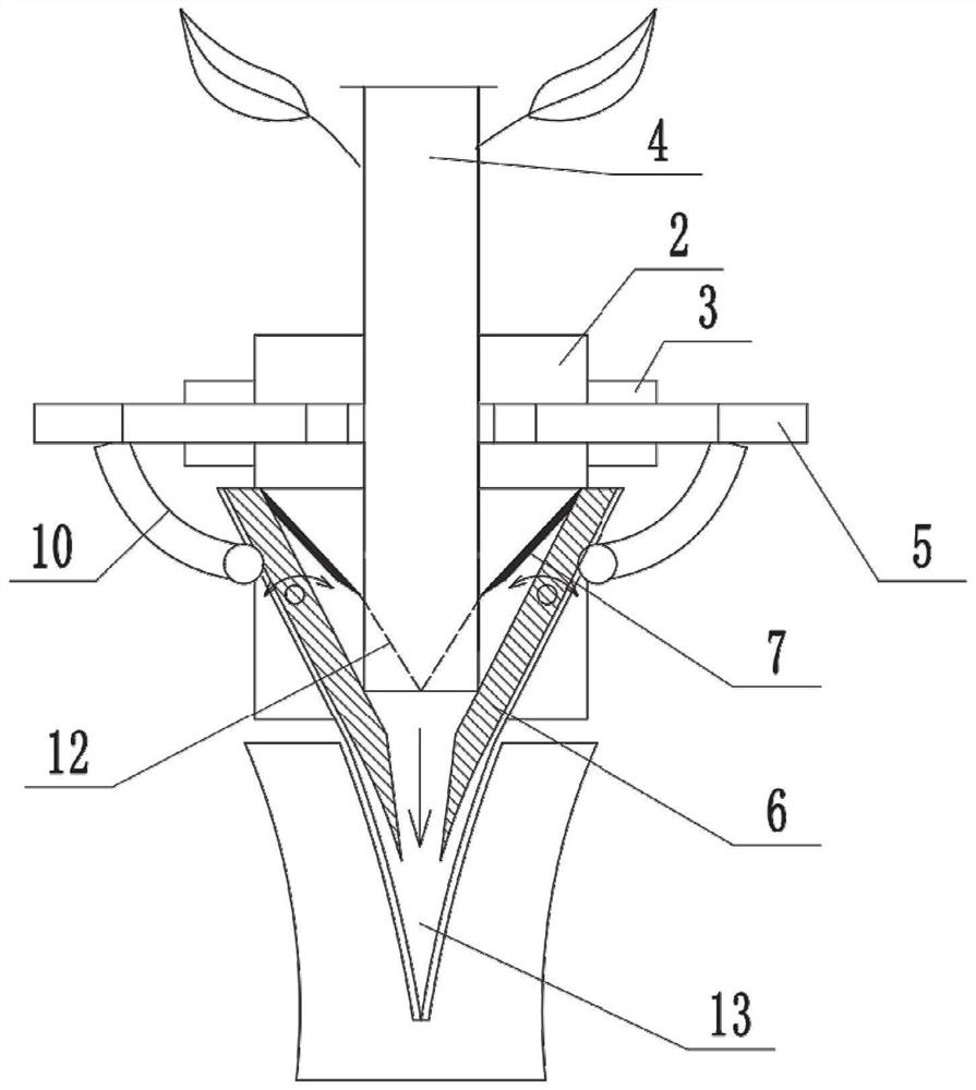 Seedling combined grafting device and method