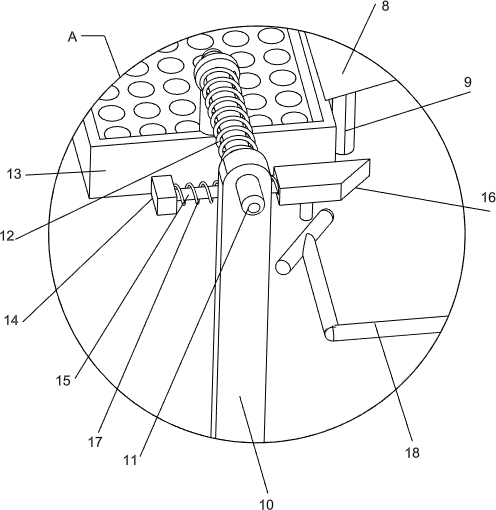 Manufacturing equipment for conical blanks of wooden building blocks