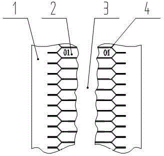 Method for welding plate tubes and toothed plates of plate type evaporation heat exchanger