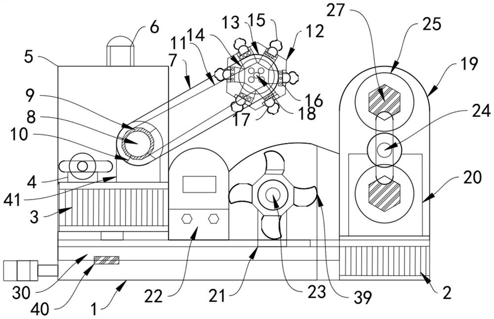 An abrasive cloth cutting machine capable of multi-angle adjustment