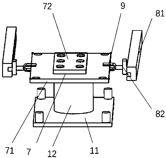 Device and method for testing LED (Light Emitting Diode) aging under multiple physics fields