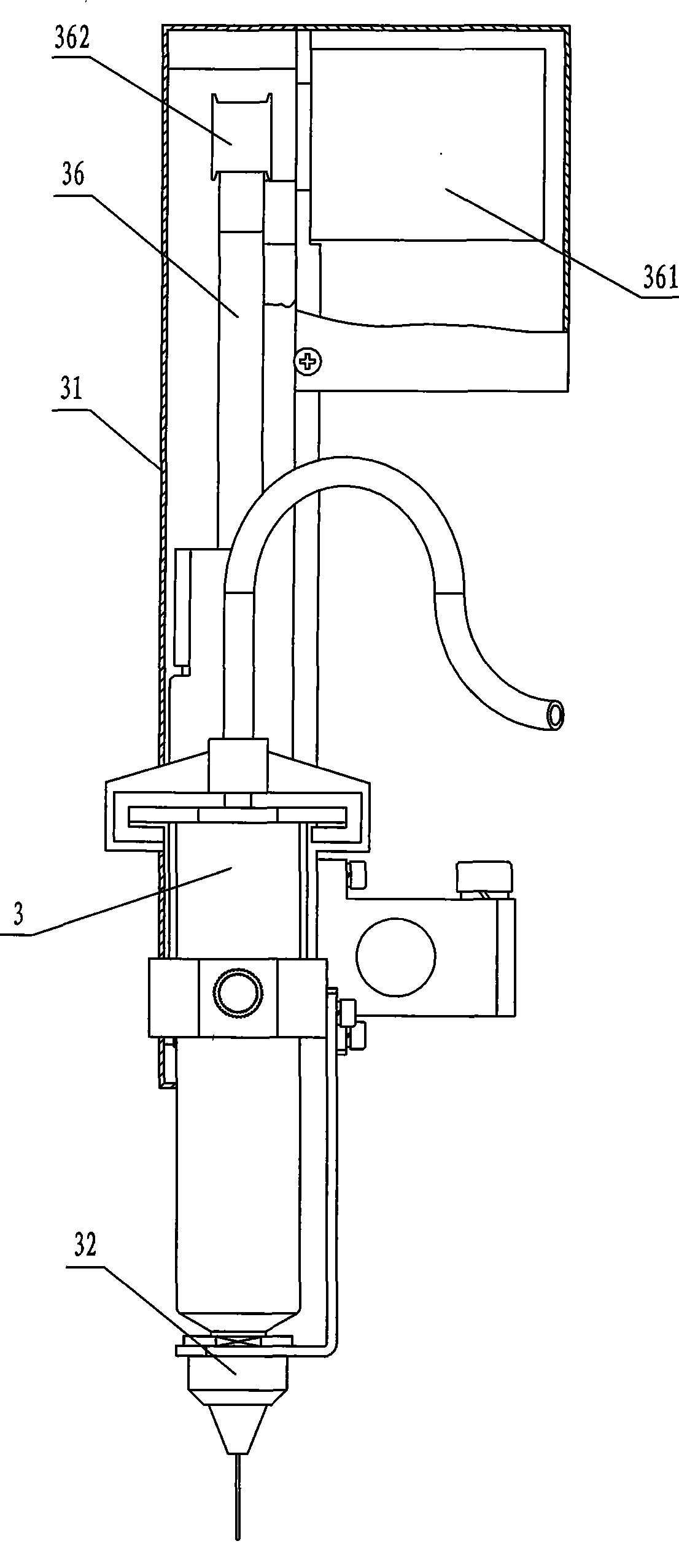 Full-automatic glue-dropping machine