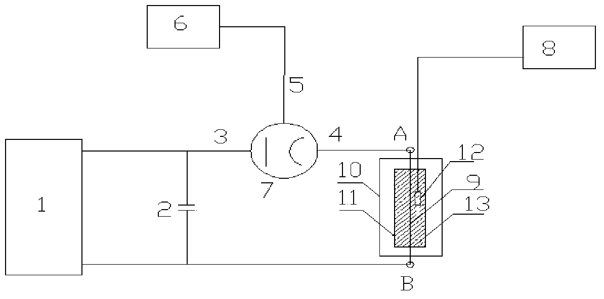 Tube pressure simulation type shock wave detection device