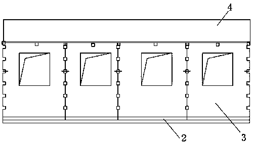 Prefabricated energy-saving new residence structure and manufacturing method thereof