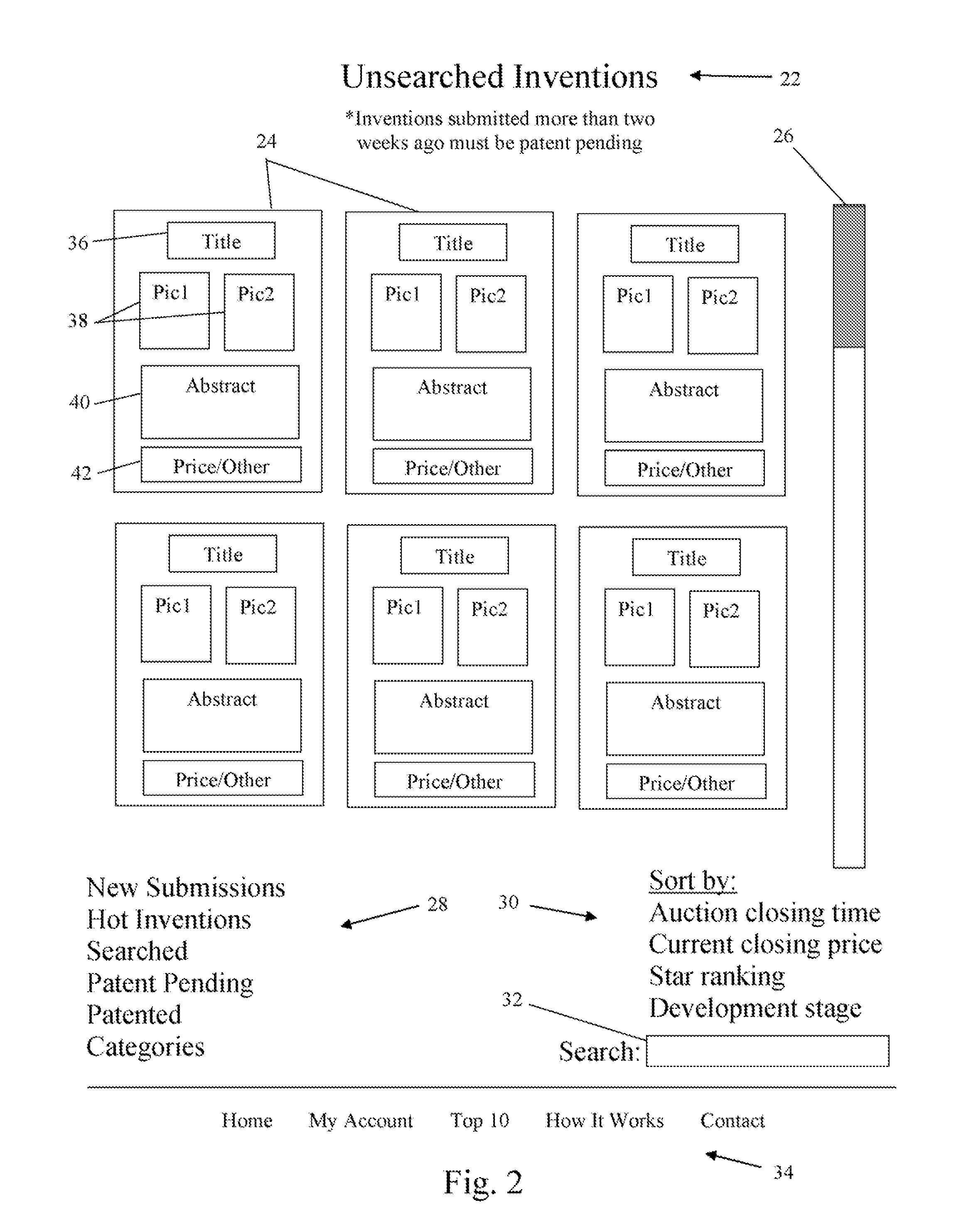 Method and System for Implementing an Invention Exchange