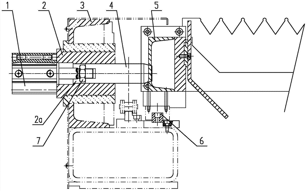 Locating device of laser cutting platform