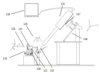 Coupling aligning device for waveguide chip and photo-diode (PD) array and aligning method applying coupling aligning device