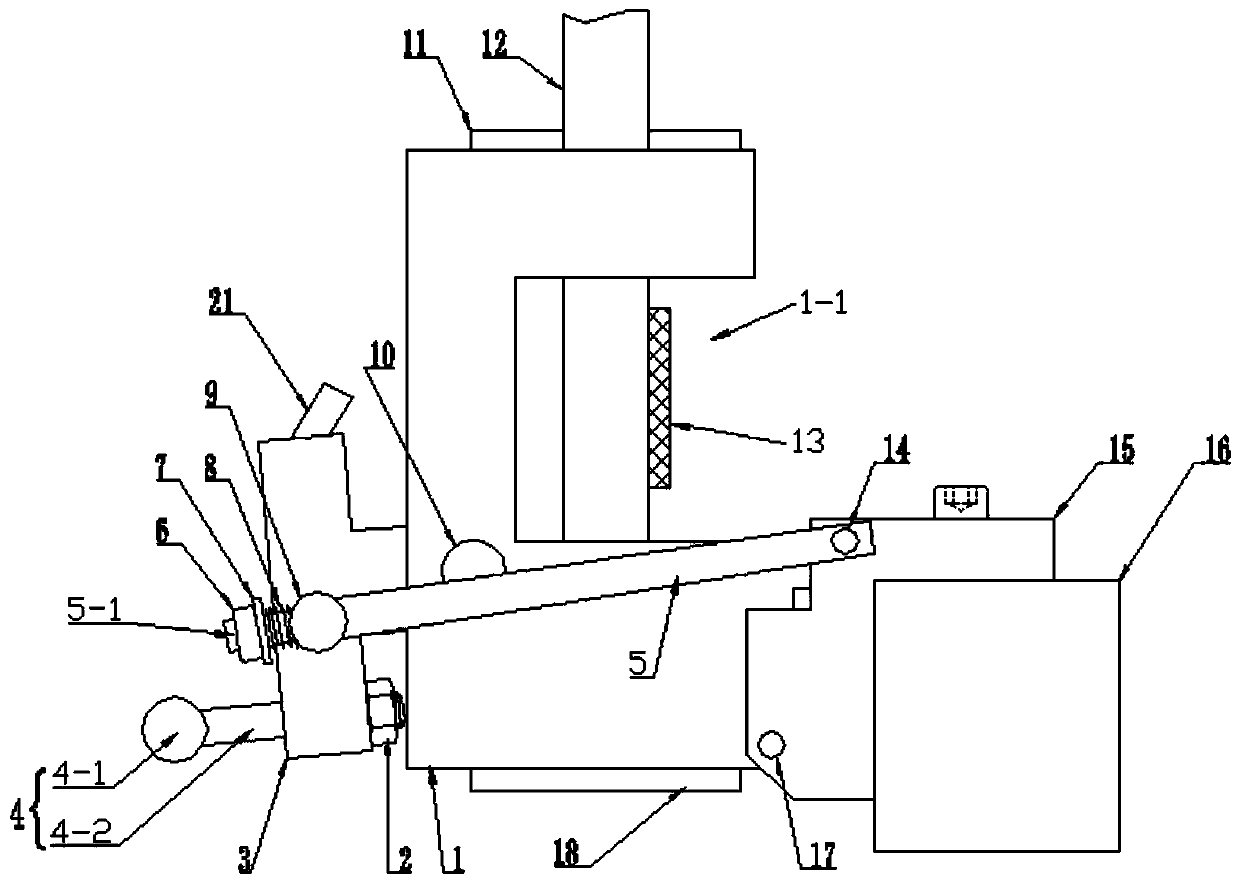 Main transmission device for strip wrapping machine