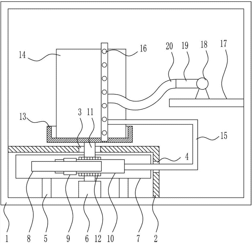 Chemical teaching instrument dusting and drying device