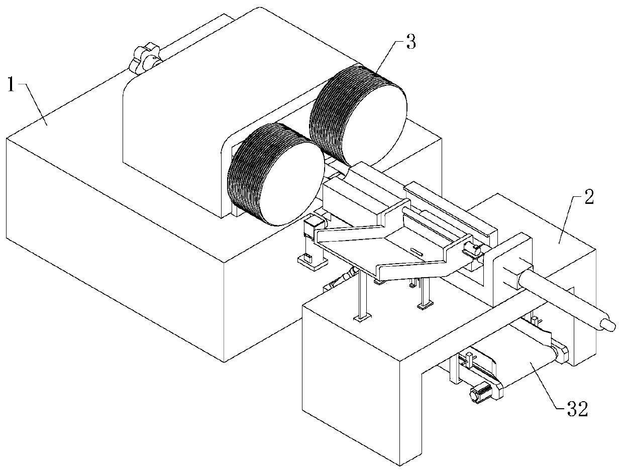 Pipe connector external thread full-automatic machining device