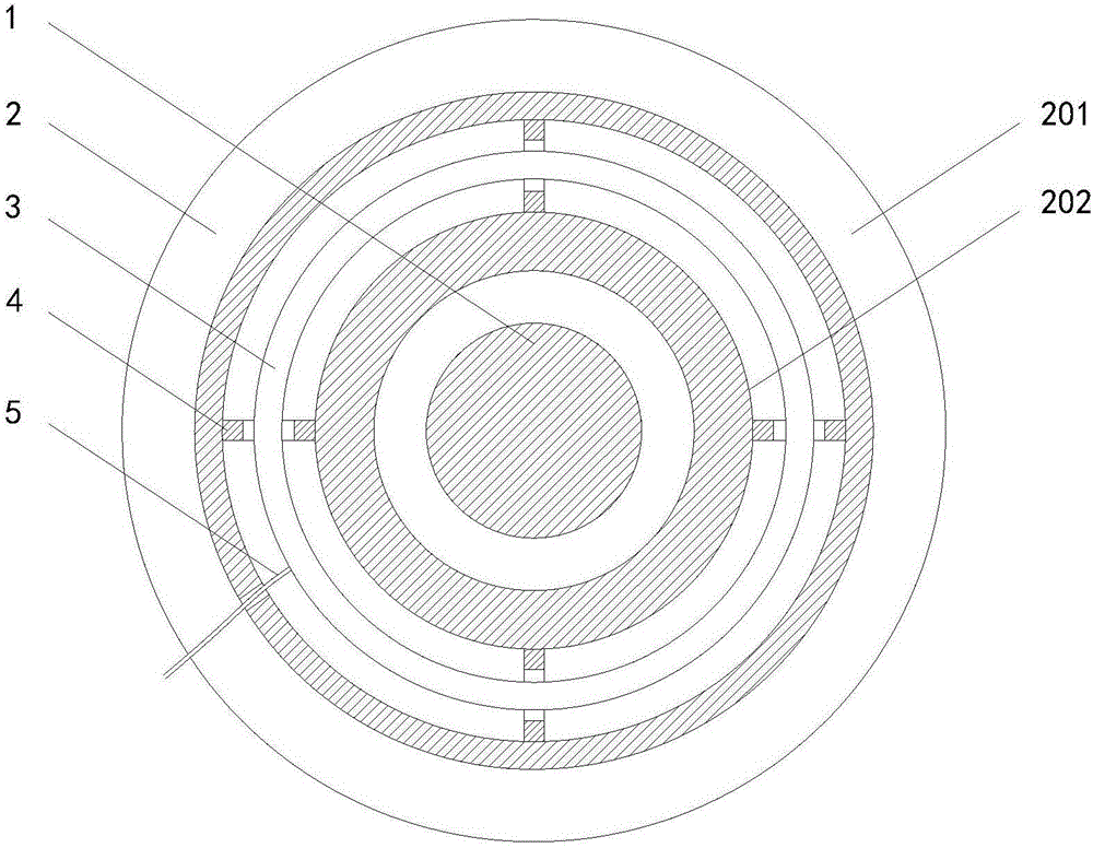 Ice breaking device for ships