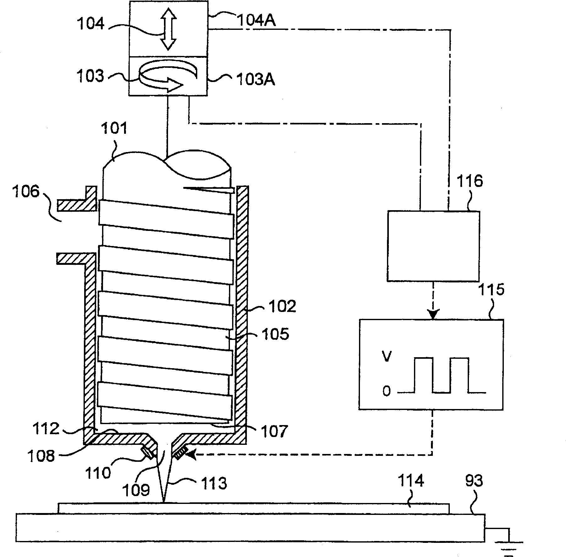 Fluid coating device,fluid coating method and plasma display panel