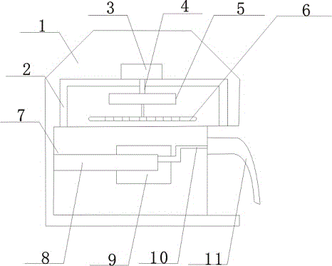 Electric oven structure