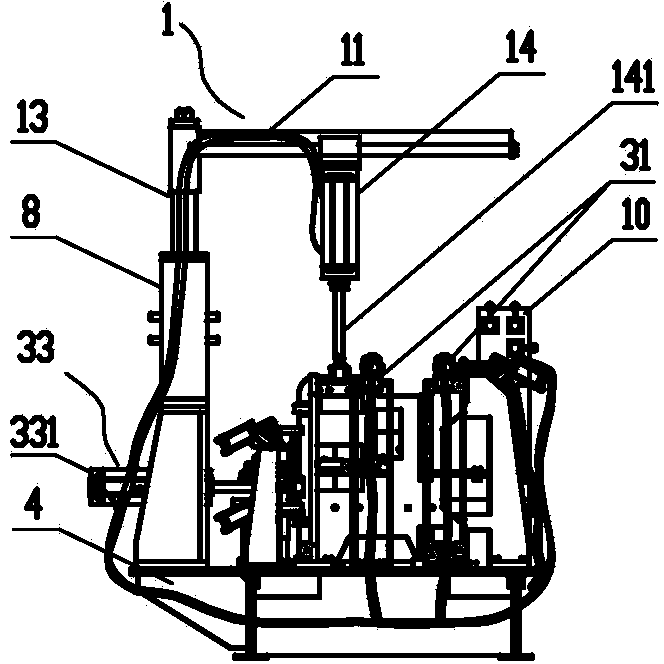 Skateboard pneumatic assembling device