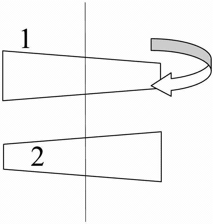 System and method for processing micro conical bore by rotation of laser beam