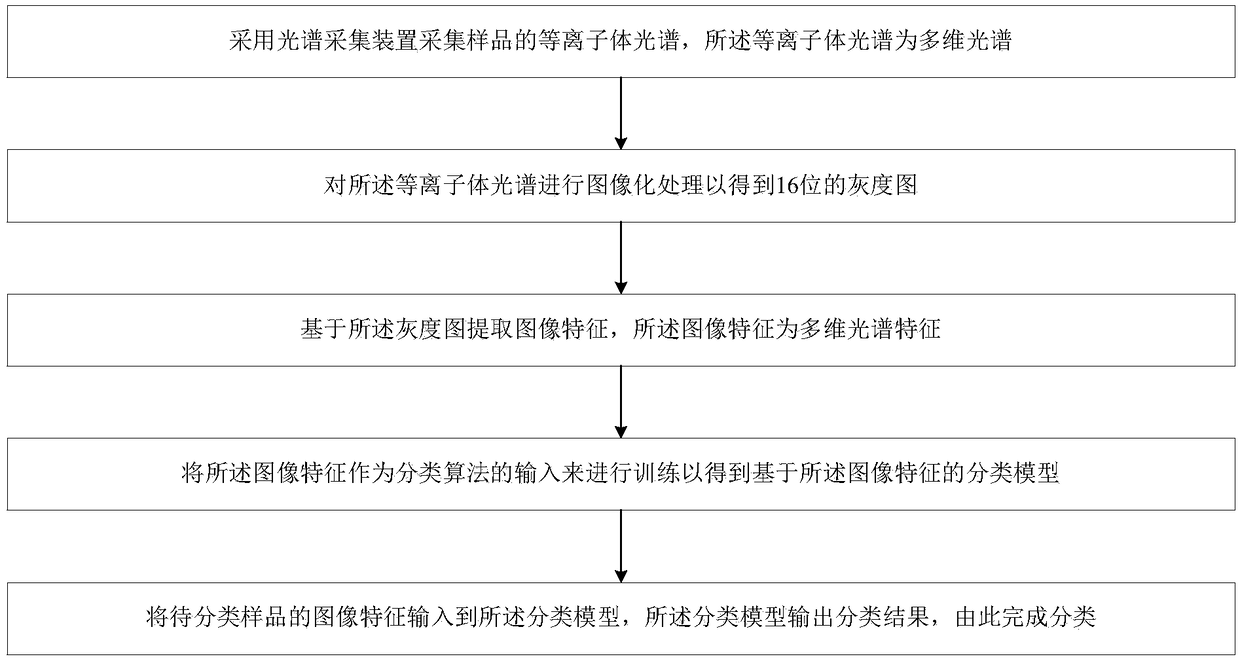 Method for improving the classification accuracy of laser probes by using image features