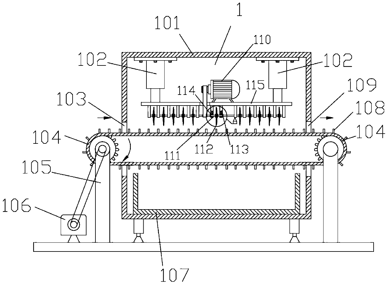 Flavor fish product oil-frying production line