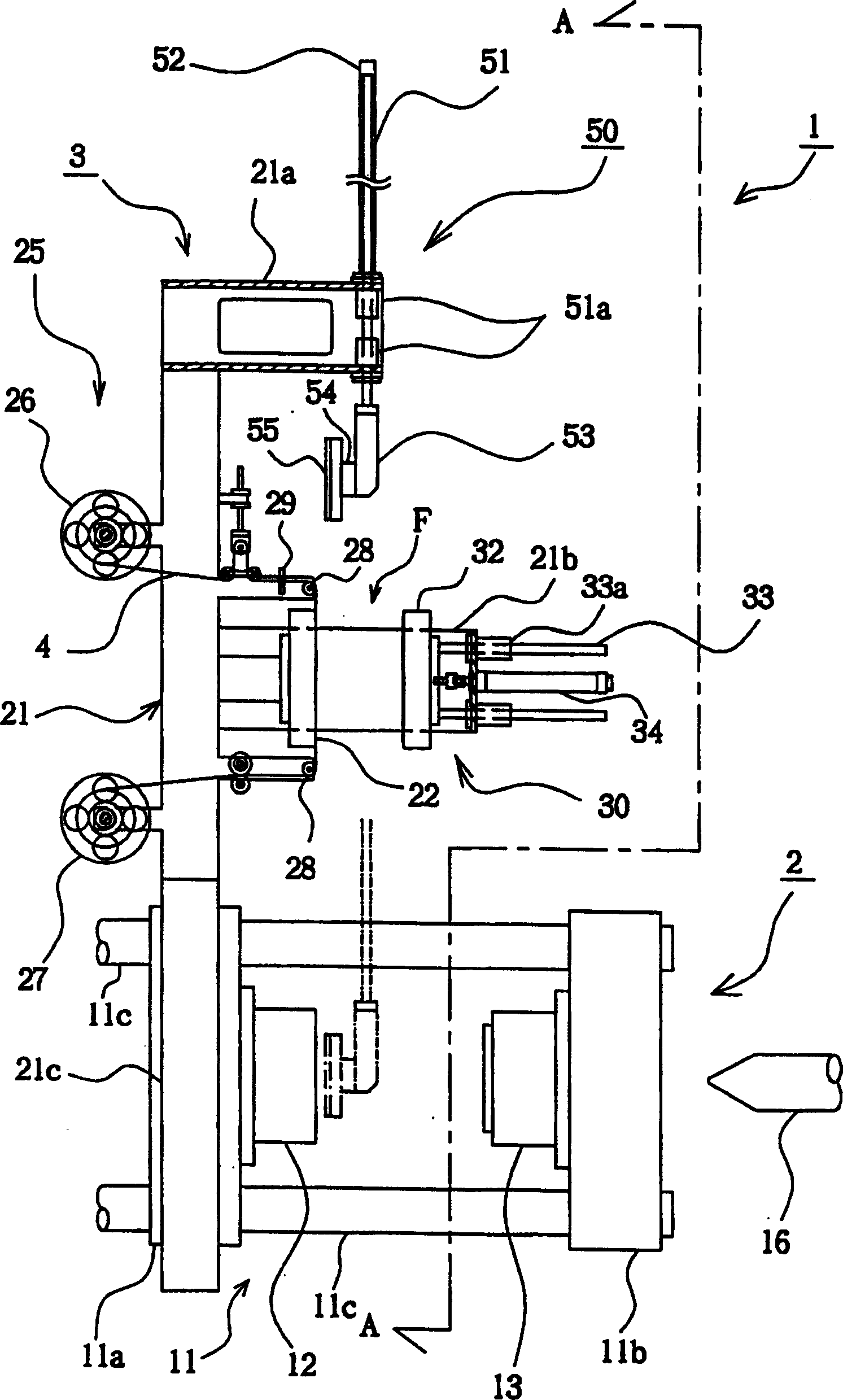 Preliminary forming device, preliminary forming method using the device, and main forming method