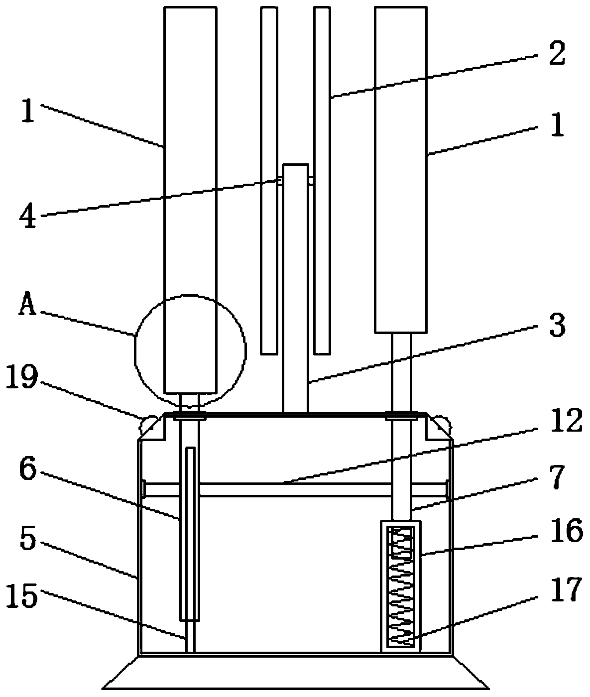 A construction protective fence with anti-surmounting function