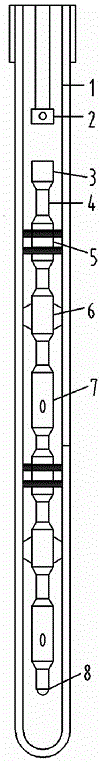 Wireless monitor and control method of oil well layered segment production parameters