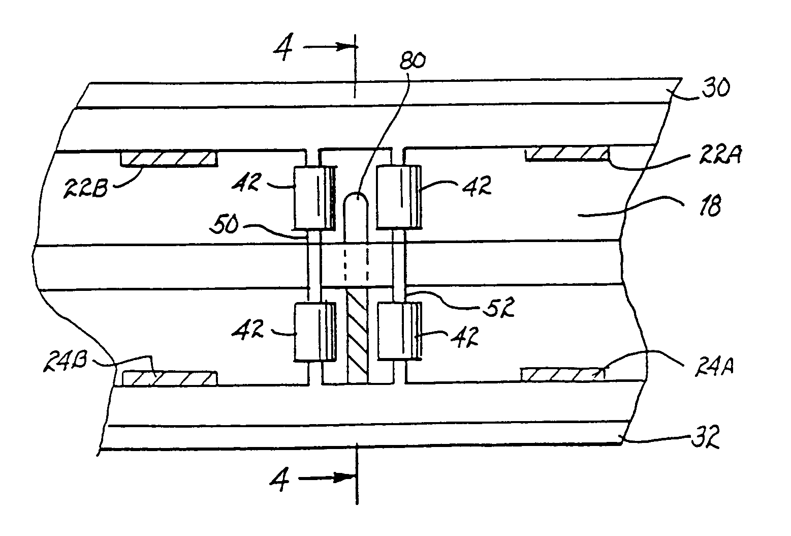 Ventilated plastic blocks with film laminate