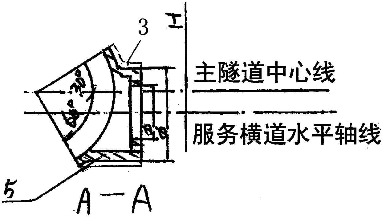 Improvement structure of tee joint pipe assembly in tunnel crosswalk