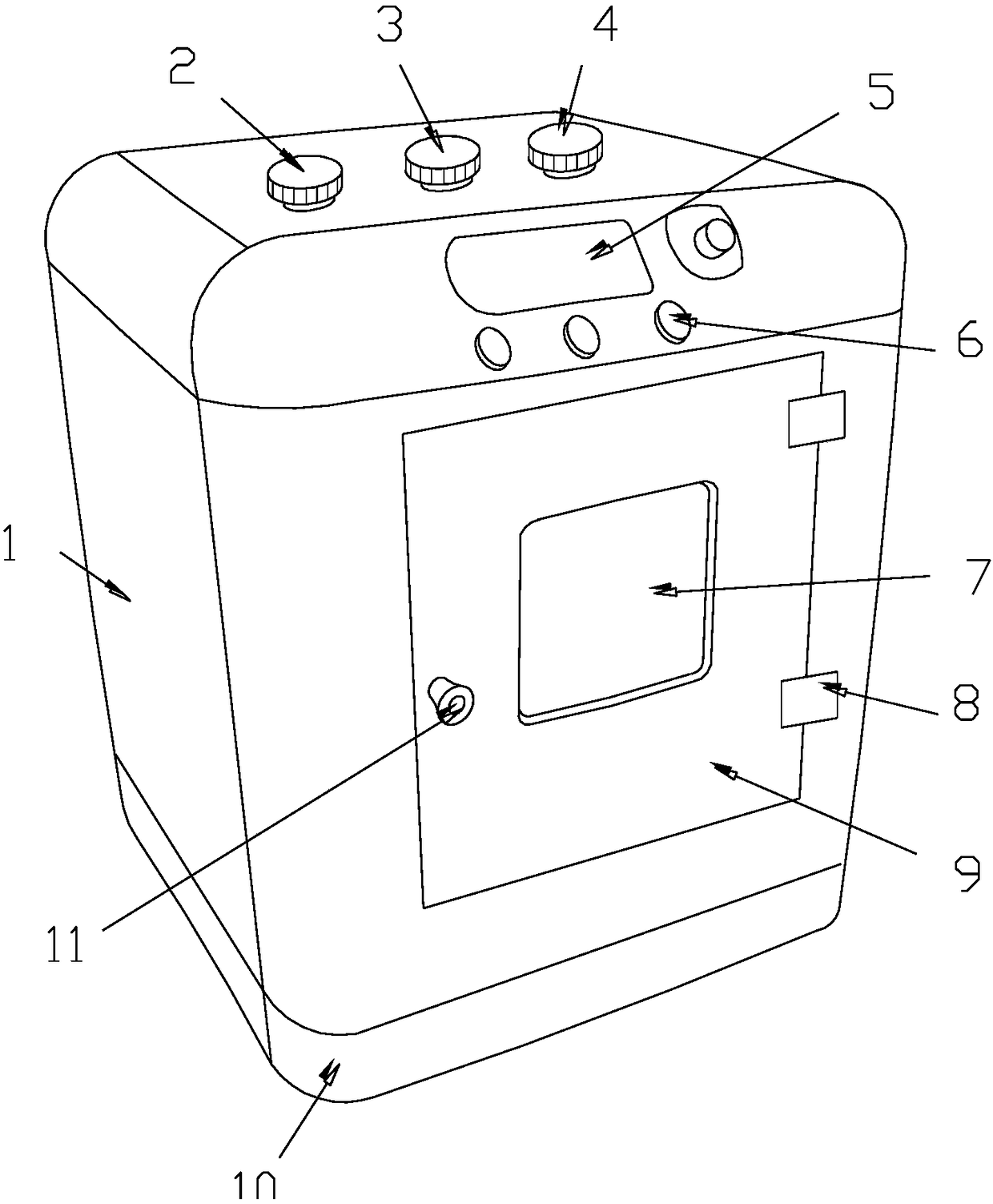 Paint mixing equipment for construction machinery