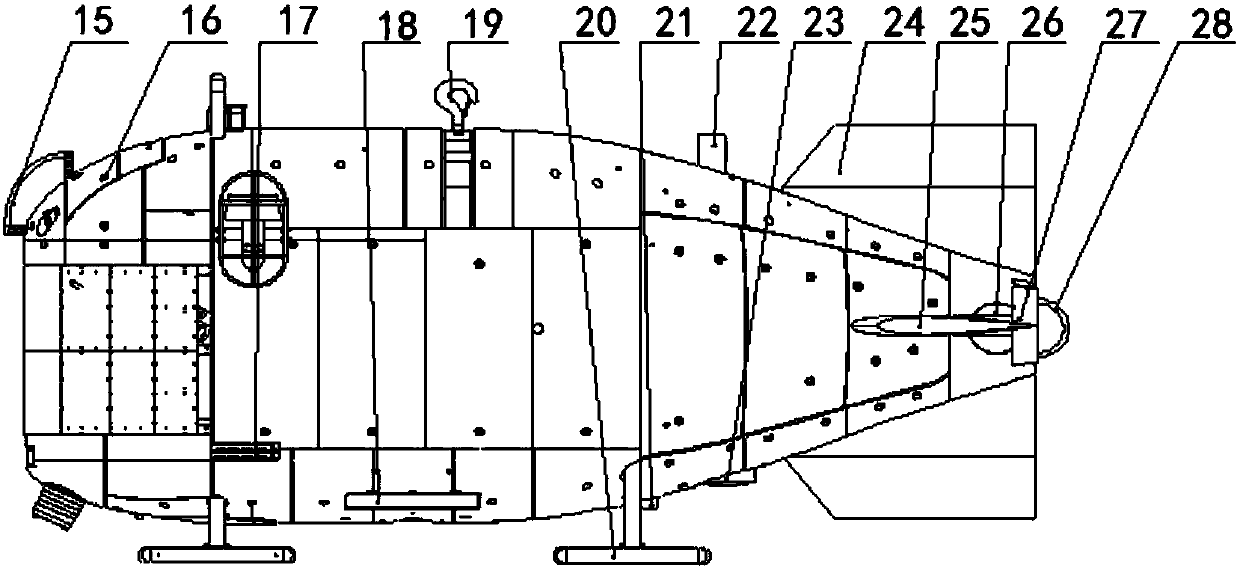 Full ocean depth ARV underwater robot structure