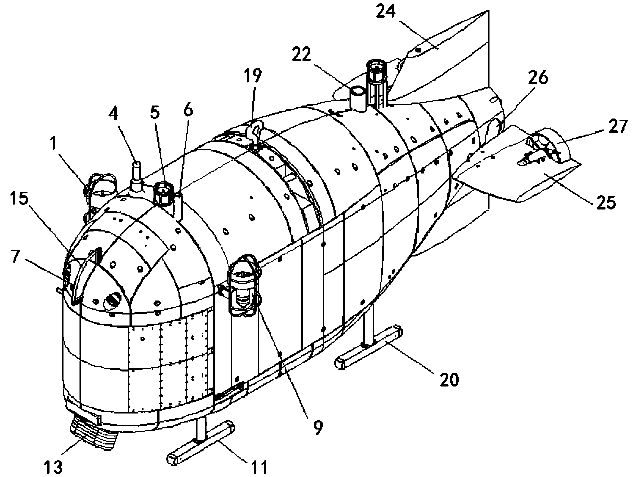 Full ocean depth ARV underwater robot structure