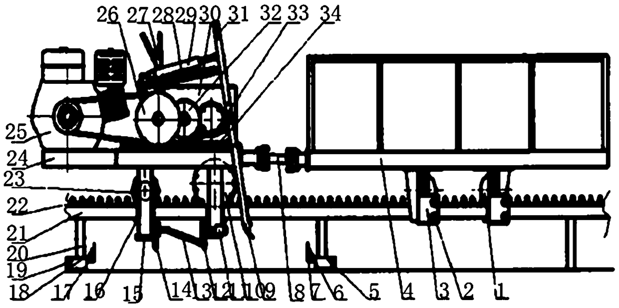 Self-propelled Mountain Orchard Monorail Conveyer