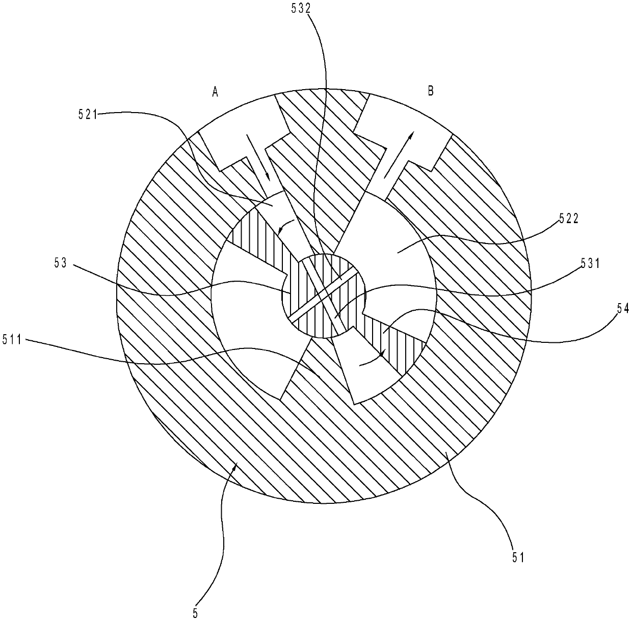 Arc punching device and arc punching method at both ends of a circular tube