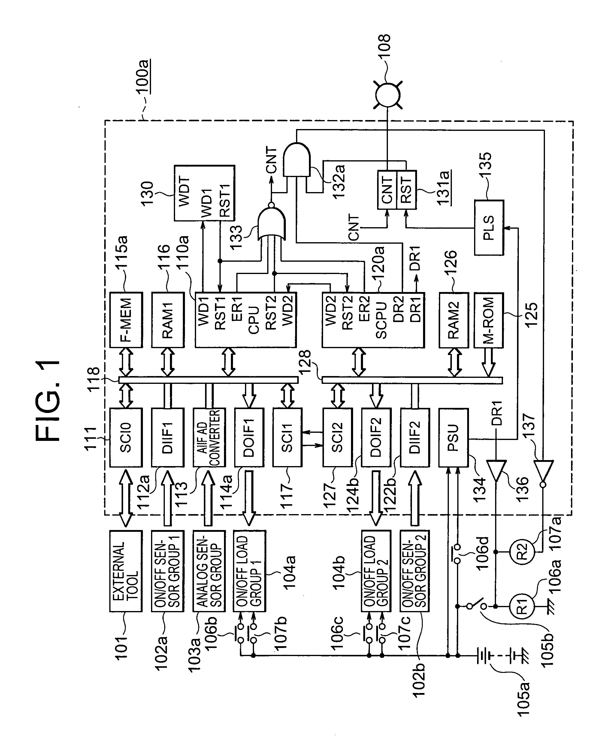 On-vehicle electronic control device