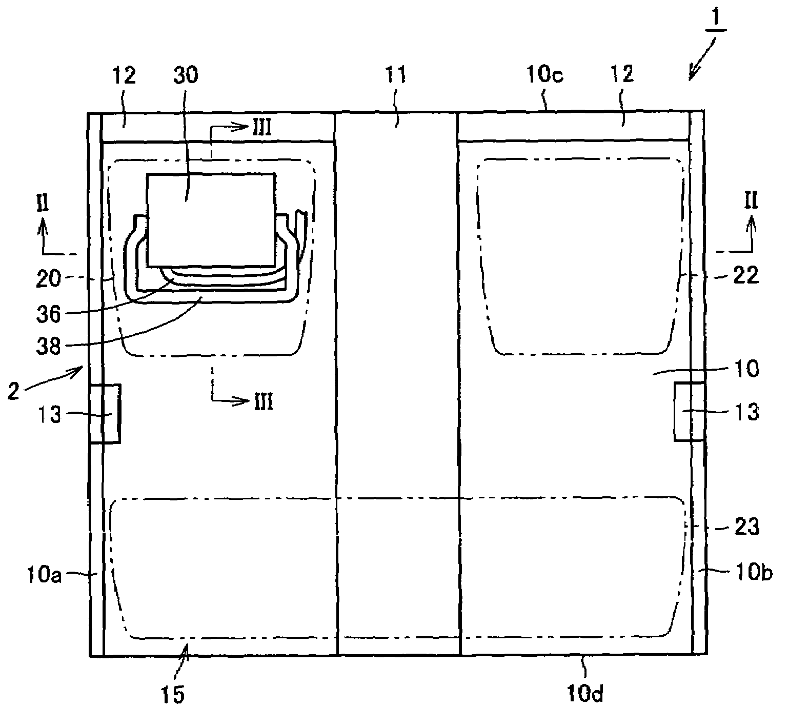 Mounting structure for vehicle battery pack