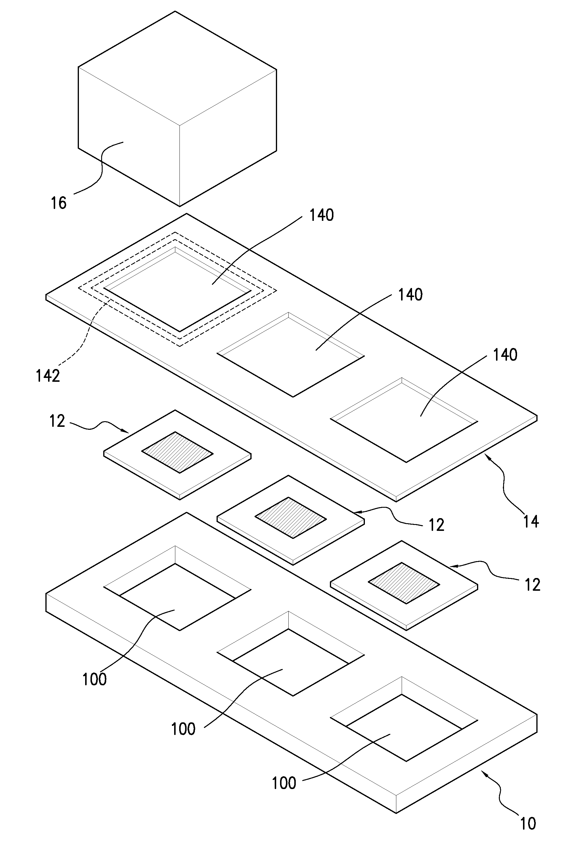 Assembly method for assembling plate-type membrane electrode assembly layer and the structure thereof