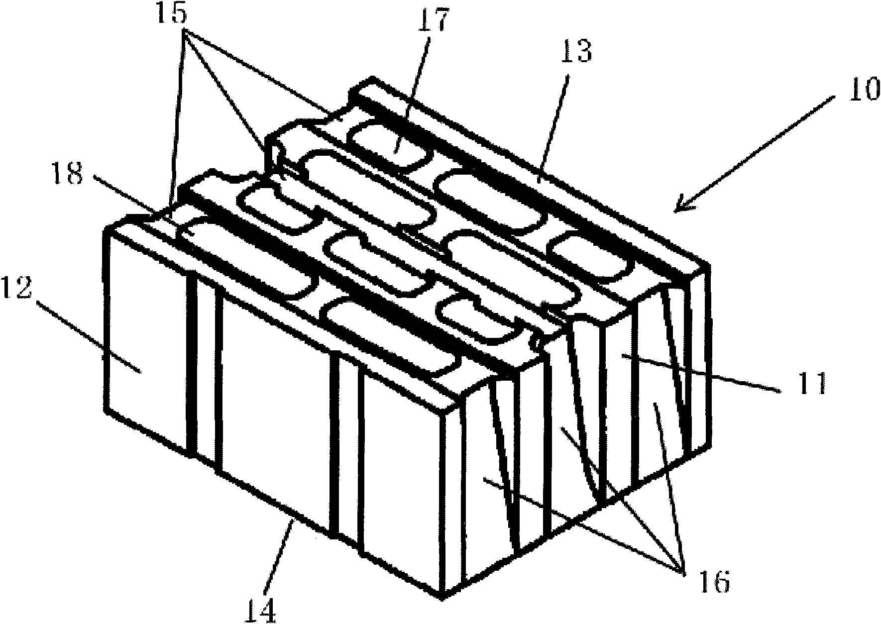 Wall body masonry method