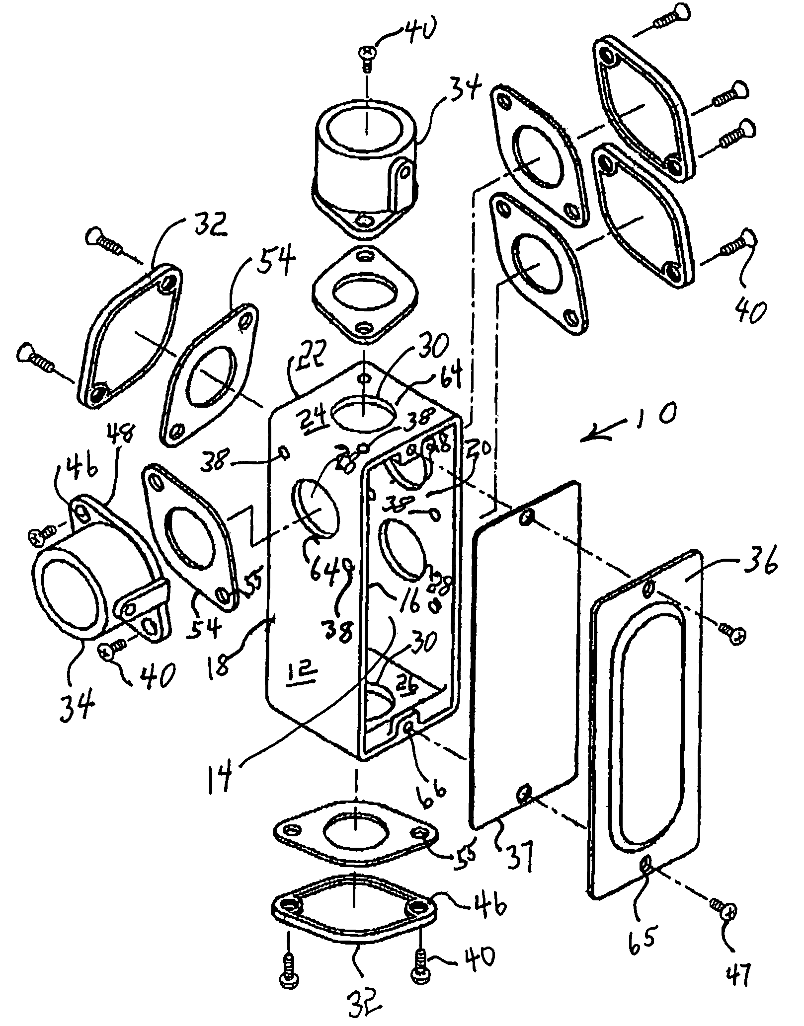 Electrical grounding and sealing of multi-position rain-tight junction box