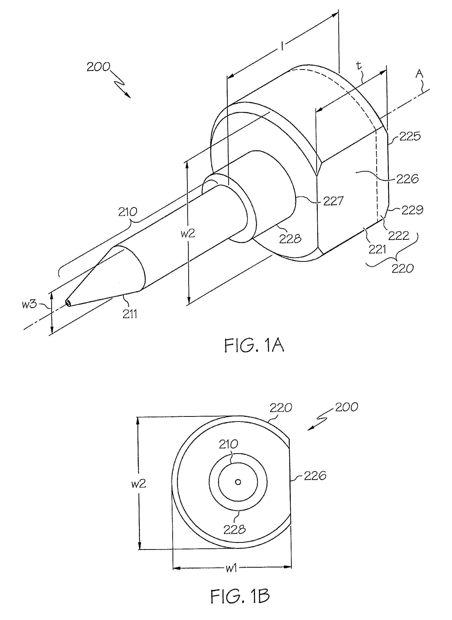 Material dispense tips and methods for forming the same