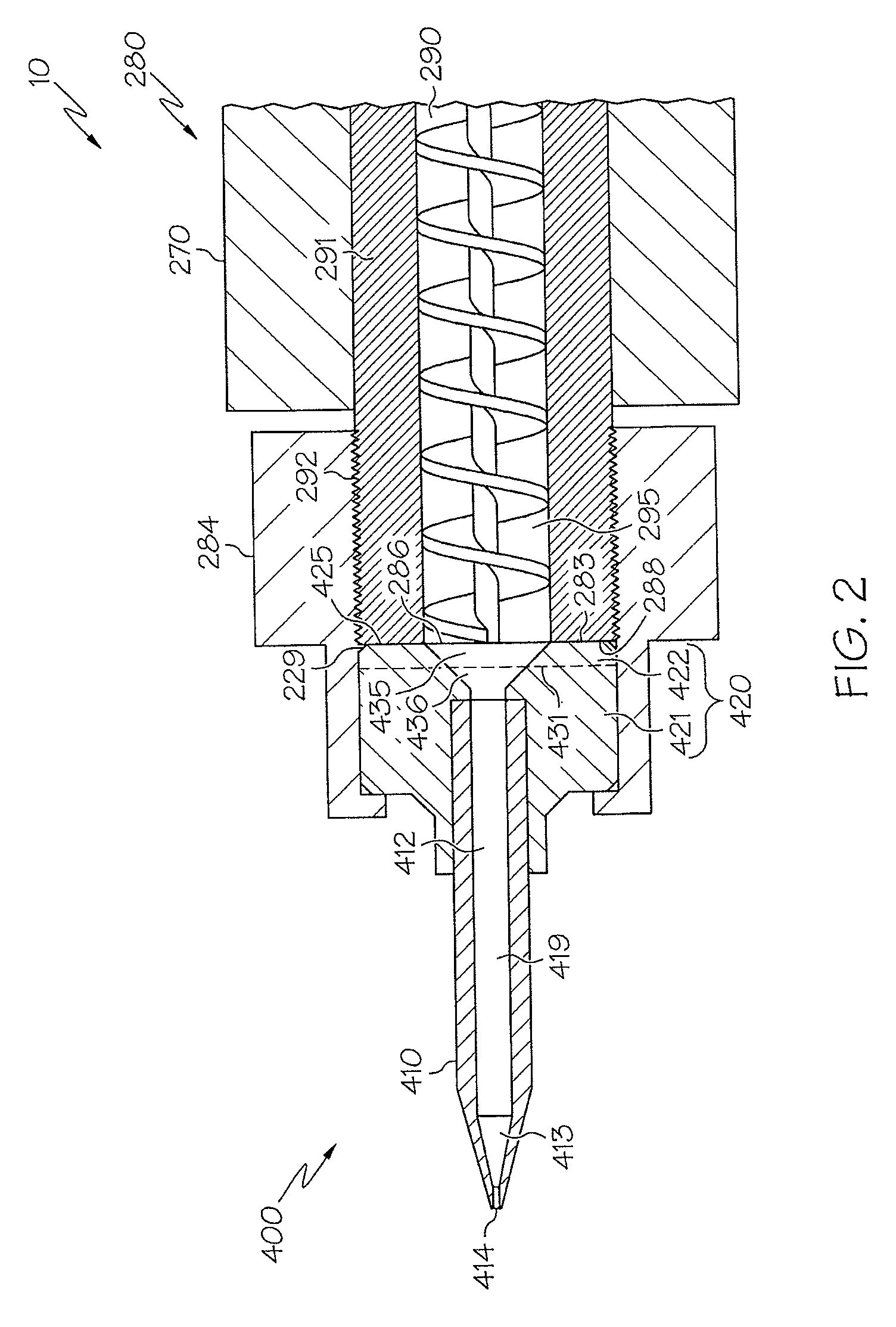 Material dispense tips and methods for forming the same