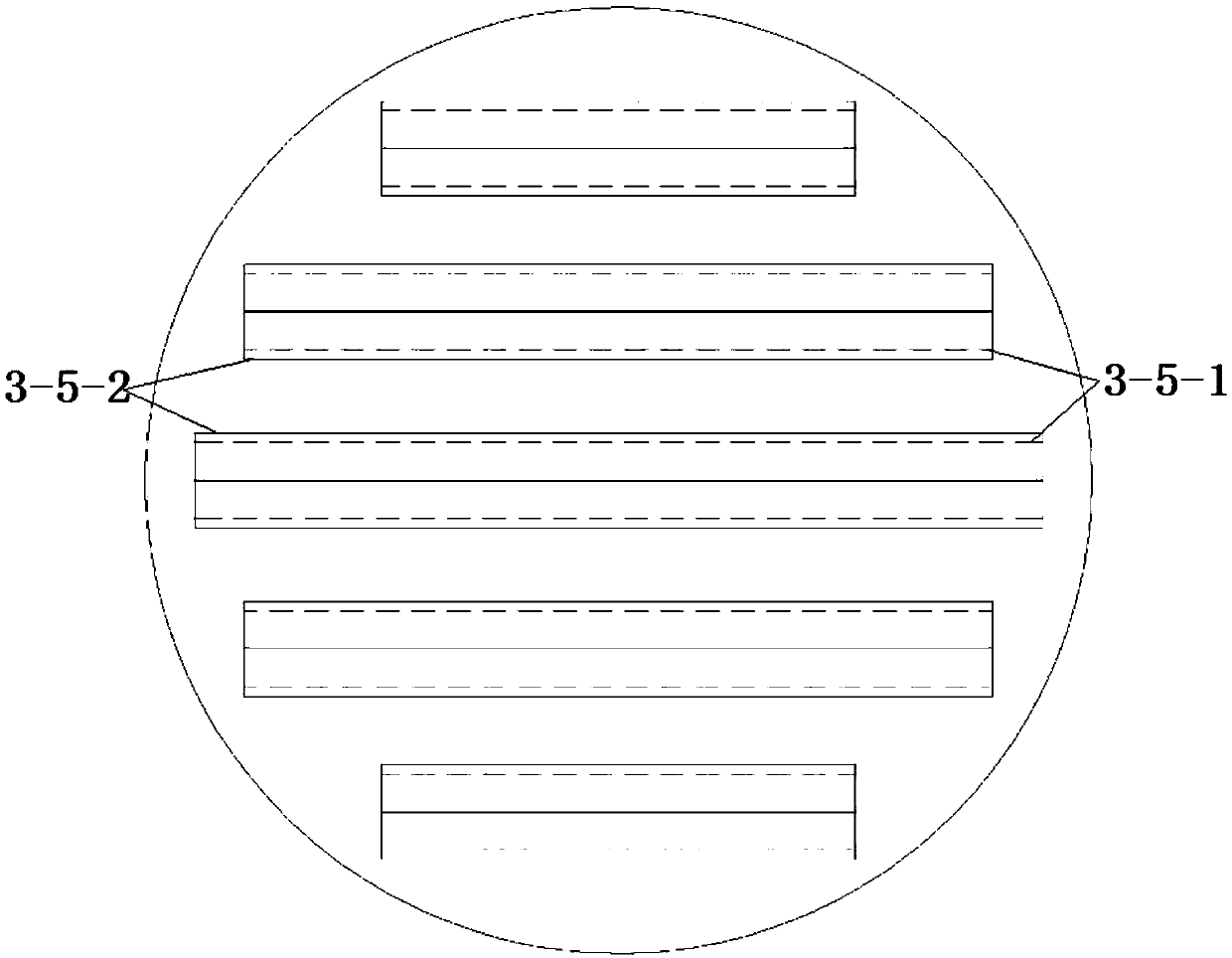 Single-tower double-circulation energy-saving white smoke elimination device