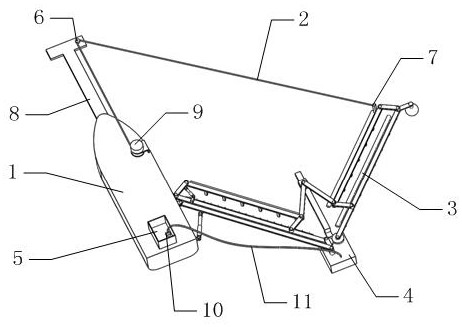 Offshore wind-resistant environment-friendly oil removal equipment