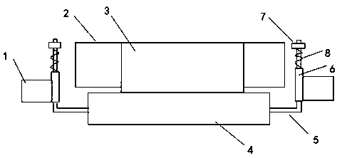 Scraper device of belt conveyor