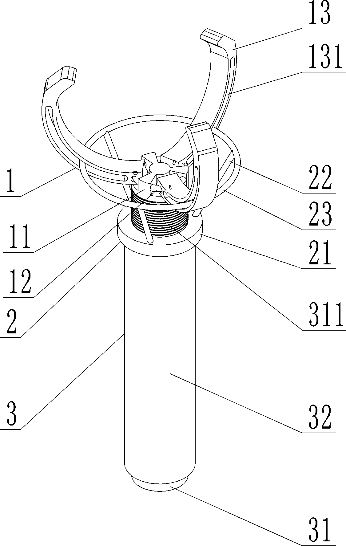 Grabbing device