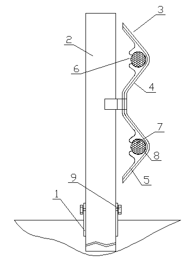 Novel anti-collision guardrail