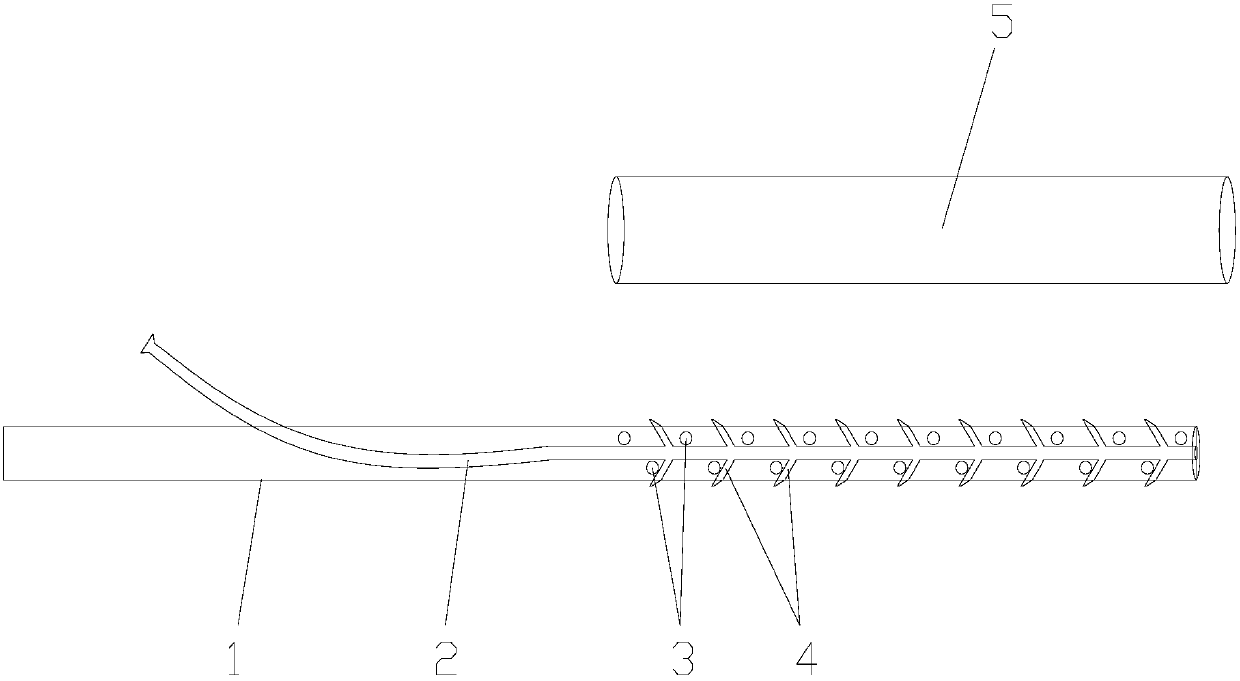 Negative pressure drainage flushing device for surgical cavitary wound surface treatment