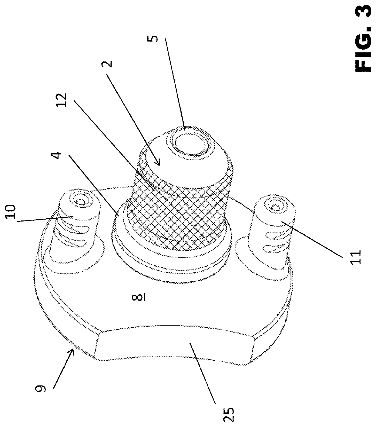 Glenoid anchor for a shoulder joint prosthesis