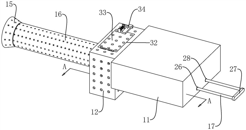 Environment-friendly treatment device for water conservancy project