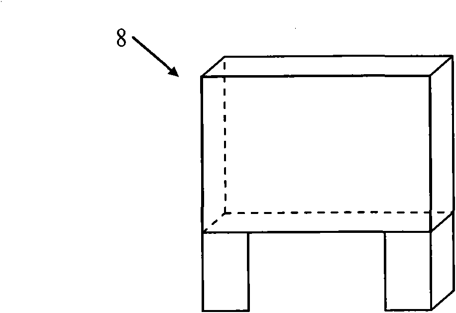 Device and method for mounting optical glass under vision guide