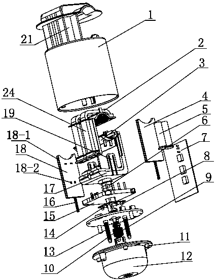 Safe and intelligent fault indicator for overhead line