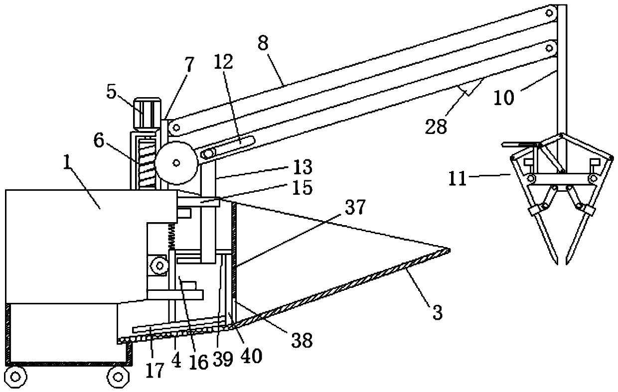 Quick peanut picking device